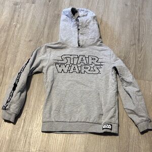 Star Wars Kids Gray Hoodie with Logo